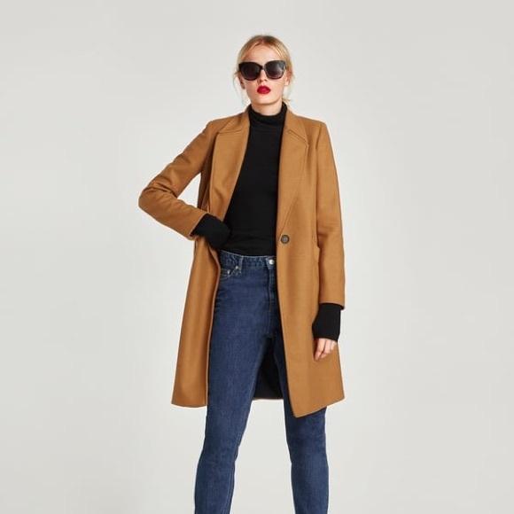 Zara Jackets & Blazers - Zara Masculine Wool Coat